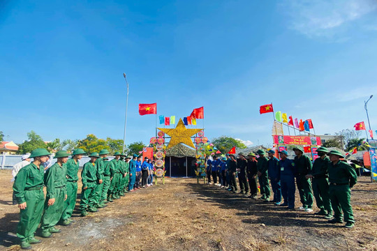 Hàm Tân: Khai mạc Hội trại tòng quân 2023