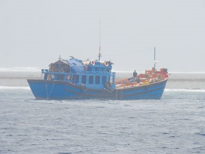 Phú Quý: 131 tàu khai thác hải sản vùng biển Trường Sa cạn kiệt nguồn lương thực 