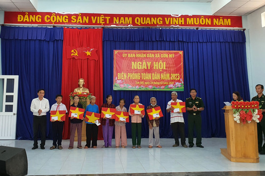 Xã Sơn Mỹ (Hàm Tân):  Tổ chức Ngày hội Biên phòng toàn dân
