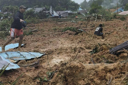 Lở đất ở Indonesia, 15 người thiệt mạng