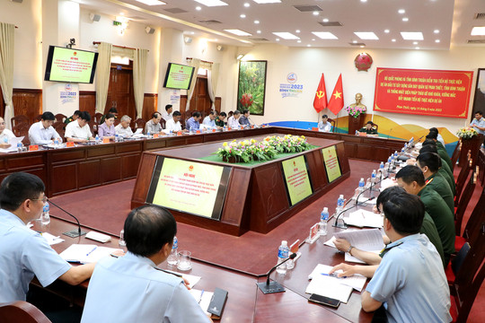Delegation of the Ministry of National Defense inspects Project of Phan Thiet Military Airport