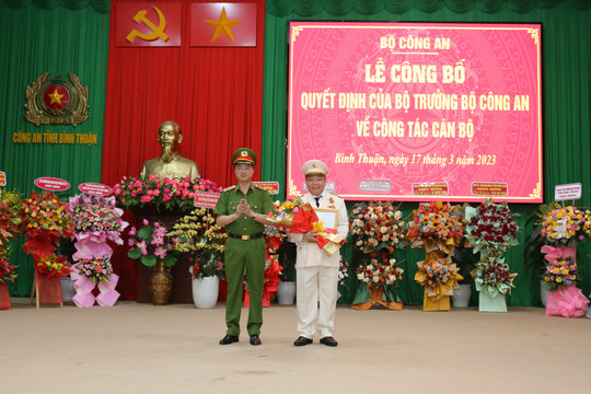 Đại tá Lê Quang Nhân làm Giám đốc Công an tỉnh Bình Thuận 