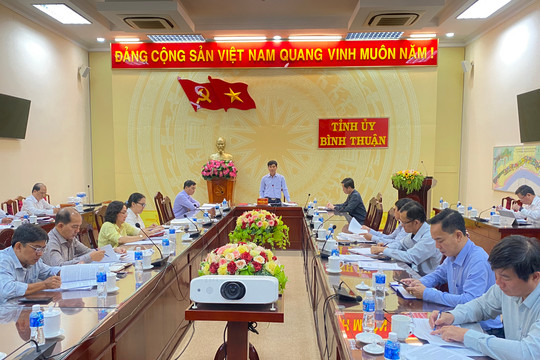 Thống nhất chủ trương đề án phát triển Đài Phát thanh - Truyền hình Bình Thuận đến năm 2030