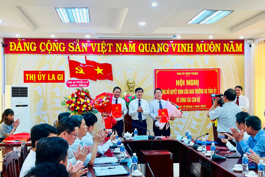 Ban Thường vụ Tỉnh ủy:
Chỉ định đồng chí Nguyễn Hồng Pháp giữ chức Bí thư Thị ủy La Gi