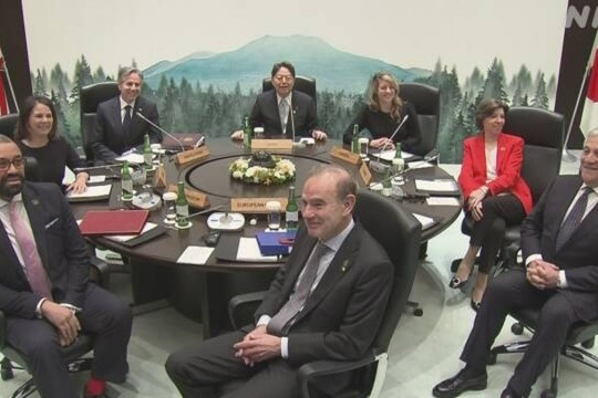 Ngoại trưởng G7 nhóm họp tại Nhật Bản, thảo luận nhiều vấn đề quốc tế