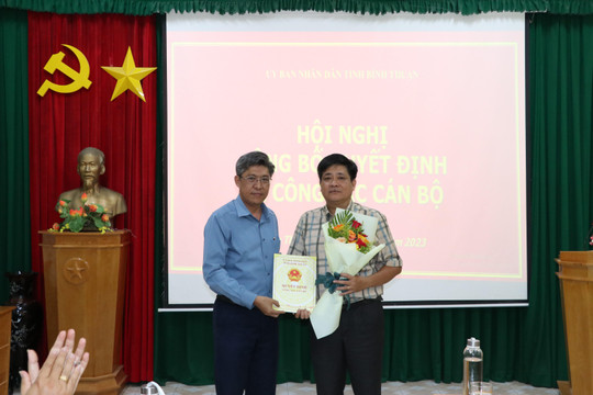 Bổ nhiệm ông Nguyễn Quốc Việt giữ chức vụ Giám đốc Sở Khoa học và Công nghệ 