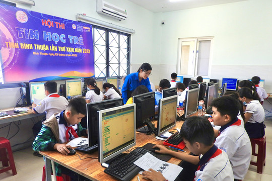 Hội thi Tin học trẻ tỉnh Bình Thuận lần thứ XXIV: Sân chơi công nghệ thông tin cho thanh thiếu niên