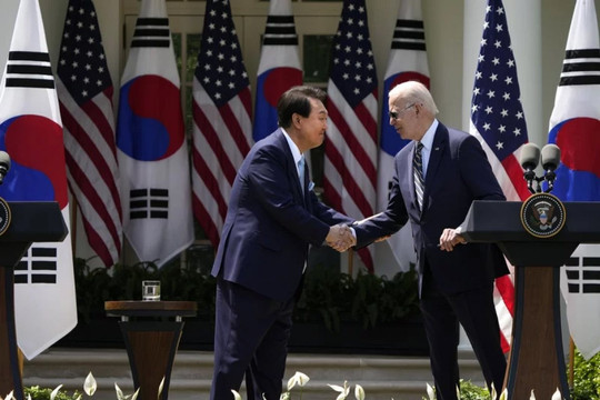 Lãnh đạo Mỹ - Hàn không thảo luận về hỗ trợ quân sự cho Ukraine