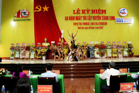 Huyện Tánh Linh: 
Tổ chức Lễ kỷ niệm 40 năm tái lập huyện 