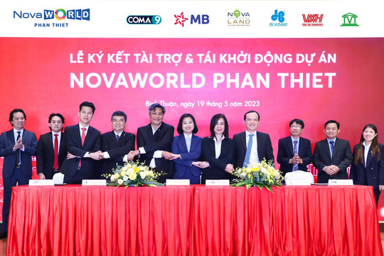 Novaland, Ngân hàng quân đội (MBBANK) và các nhà thầu ký kết hợp tác tài trợ và tái khởi động dự án Novaworld Phan Thiet