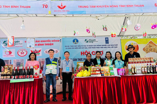 Bình Thuận tham gia Hội chợ nông sản thực phẩm an toàn thành phố Hà Nội 2023