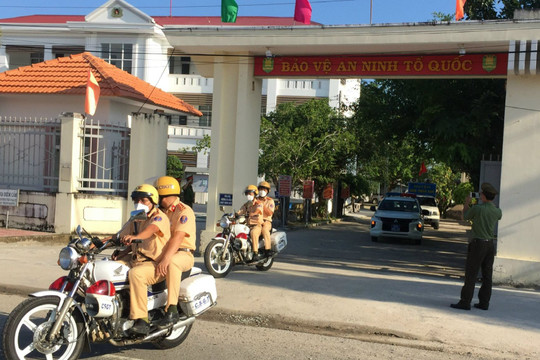 Công an Hàm Thuận Nam:  Nỗ lực đảm bảo an ninh trật tự kỷ niệm 40 năm Ngày thành lập huyện