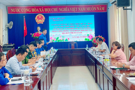 Tỉnh đoàn Bình Thuận giám sát việc thực hiện đào tạo nghề sau cai nghiện cho thanh niên tại thị xã La Gi