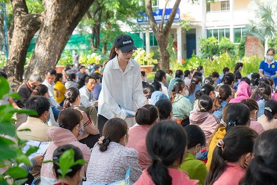 UPT tư vấn hướng nghiệp - tuyển sinh tại Trường THPT Hàm Thuận Bắc