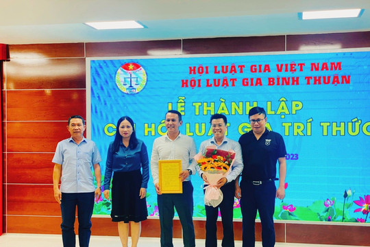 Hội Luật gia tỉnh Bình Thuận: Thành lập Chi hội Luật gia Trí thức