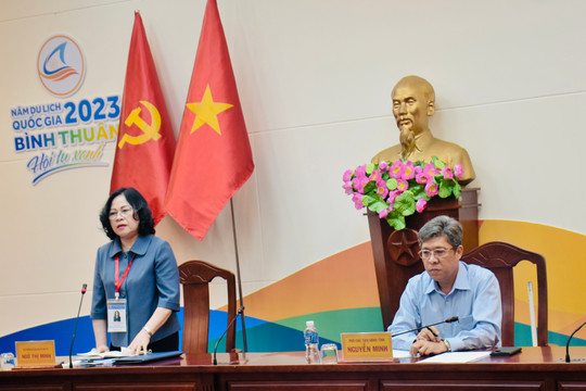 Thứ trưởng Ngô Thị Minh làm việc với tỉnh Bình Thuận về công tác chuẩn bị kỳ thi tốt nghiệp THPT 2023

