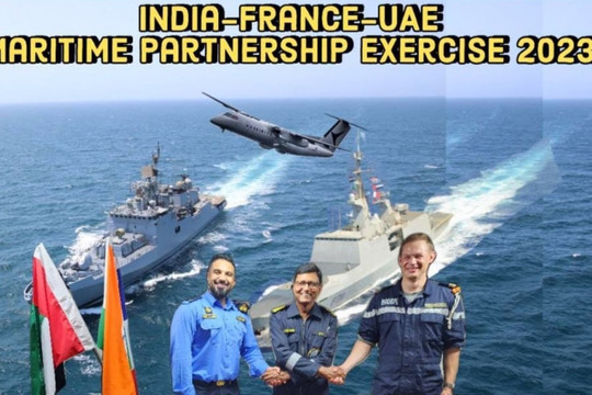 Ấn Độ, Pháp và UAE lần đầu tiên tổ chức cuộc tập trận hàng hải ba bên