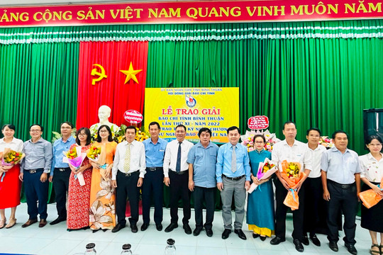 
Trao giải báo chí tỉnh Bình Thuận lần thứ XI 