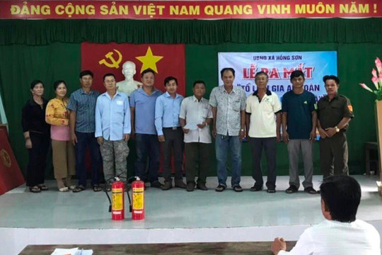 Hàm Thuận Bắc: Ra mắt mô hình “Tổ liên gia an toàn phòng cháy, chữa cháy”