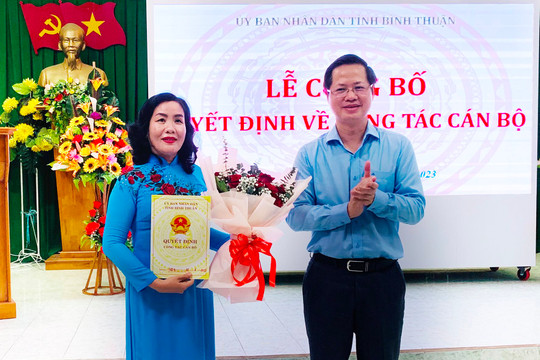 

Bà Nguyễn Thị Toàn Thắng được bổ nhiệm giữ chức vụ Giám đốc Sở Giáo dục và Đào tạo