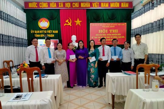 Hội thi báo cáo viên, tuyên truyền viên về “Học tập và làm theo tư tưởng, đạo đức, phong cách Hồ Chí Minh”