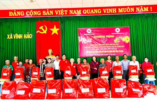 Hội Chữ thập đỏ Tuy Phong: Vận động tốt mọi nguồn lực trợ giúp nhân đạo