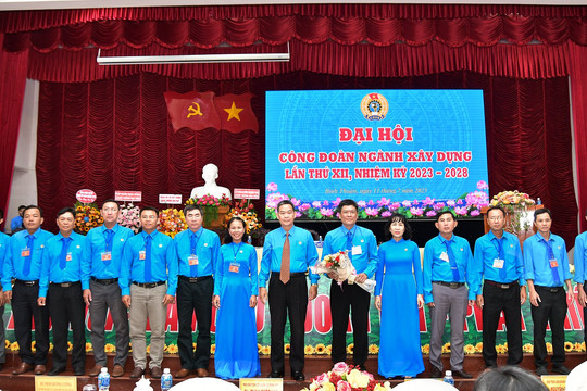  Đại hội Công đoàn ngành Xây dựng lần thứ XII, nhiệm kỳ 2023 – 2028:
 Ông Huỳnh Ngọc Chơn tái cử Chủ tịch Công đoàn ngành Xây dựng tỉnh Bình Thuận