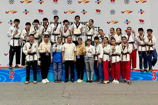 
Tuyển Taekwondo thắng lớn ở giải quốc gia CJ 2023