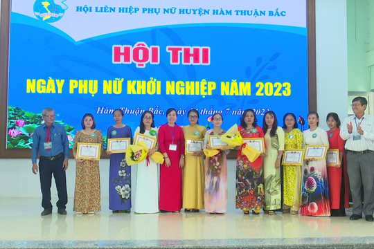 Phụ nữ Hàm Thuận Bắc: Phát động Ngày phụ nữ khởi nghiệp 