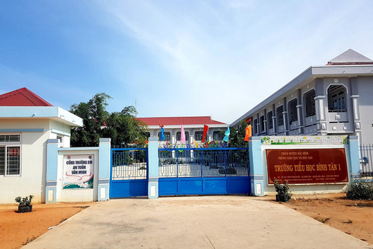 Ngôi trường mới làm khởi sắc nông thôn Bình Tân