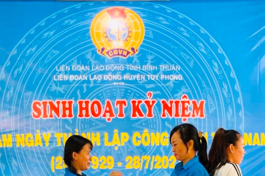 Bình Thuận: Nhiều hoạt động kỷ niệm 94 năm Ngày thành lập Công đoàn Việt Nam