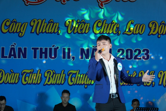  Khai mạc Hội thi “Tiếng hát đoàn viên, công nhân, viên chức lao động tỉnh Bình Thuận” lần thứ 2