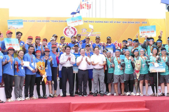  Giải Vô địch đua thuyền truyền thống TP.Hồ Chí Minh mở rộng 2023:

Bình Thuận hạng 3 toàn đoàn