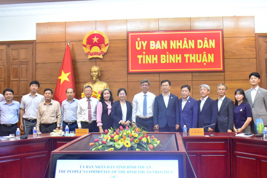Binh Thuan’s leaders host RoK’s delegation