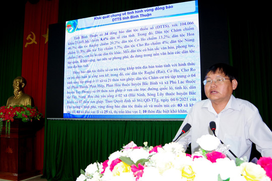 Bộ đội Biên phòng tỉnh Bình Thuận: Tổ chức tập huấn bồi dưỡng kiến thức dân tộc năm 2023