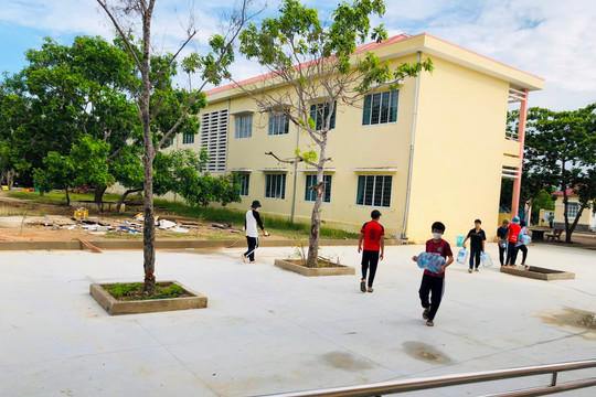Tuy Phong: Sửa chữa, xây mới nhiều hạng mục công trình trường học
