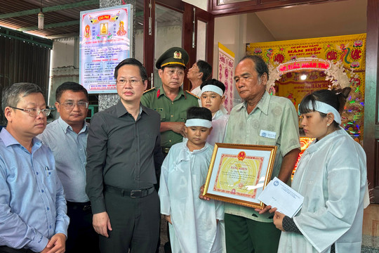 UBND tỉnh kiến nghị Bộ Lao động Thương binh và Xã hội quan tâm xét công nhận liệt sĩ cho anh Nguyễn Hữu Đốn