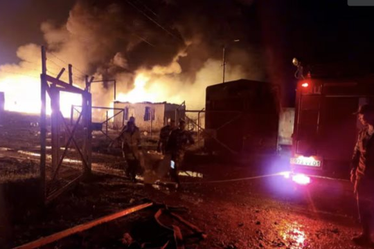 Nổ kho nhiên liệu ở Nagorny-Karabakh, trên 200 người bị thương