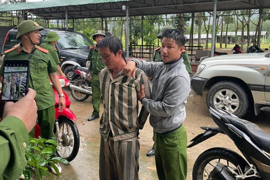 Hơn 200 cảnh sát đội mưa bắt phạm nhân trốn khỏi Trại giam Z30D