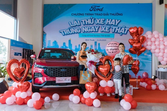 Lễ trao giải Chương trình "Lái thử xe hay, Trúng ngay xe thật" tại Showroom Bình Thuận Ford