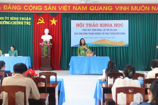 Hội thảo khoa học phát huy tiềm năng, lợi thế du lịch Bình Thuận 