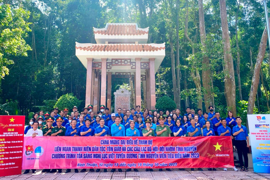 “Tôi yêu Tổ quốc tôi” – Hành trình sức trẻ thanh niên Bình Thuận