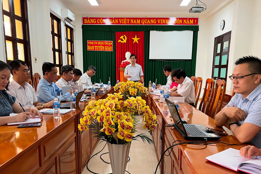 85 tác phẩm tham gia giải báo chí về xây dựng Đảng tỉnh Bình Thuận lần thứ VII