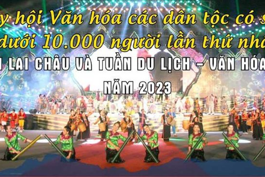 Ngày hội Văn hóa các dân tộc có số dân dưới 10.000 người lần thứ I, tại tỉnh Lai Châu và Tuần Du lịch - Văn hóa Lai Châu năm 2023 diễn ra từ ngày 3 - 5/11