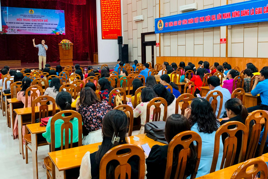 
Công đoàn ngành Giáo dục:
Kỷ niệm 93 năm Ngày thành lập Hội Liên hiệp Phụ nữ Việt Nam