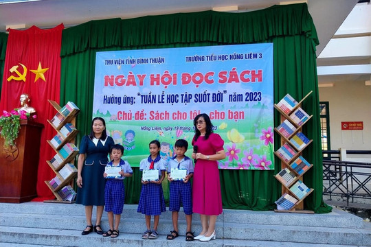 Hàm Thuận Bắc: Tổ chức “Ngày hội đọc sách”