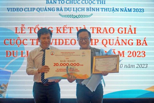Tác phẩm “Bình Thuận trong tim tôi” đạt giải nhất Cuộc thi Video clip quảng bá du lịch Bình Thuận