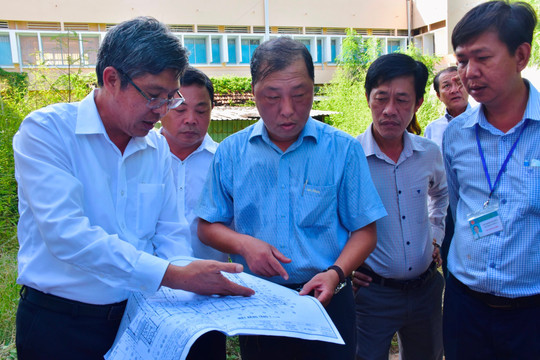 

Kiểm tra thực tế Dự án Mở rộng Trường Cao đẳng Y tế Bình Thuận