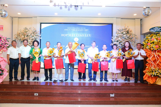 Công ty TNHH Xổ số kiến thiết Bình Thuận kỷ niệm 45 năm thành lập.