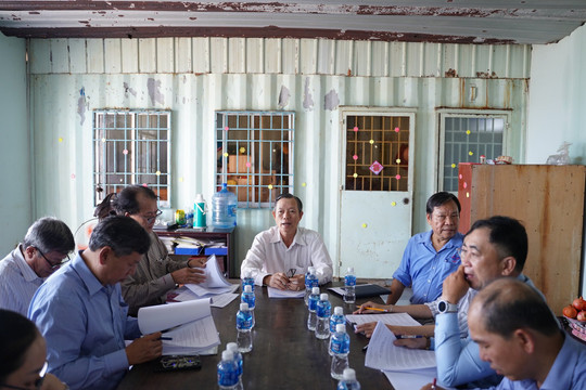 Kiểm tra thực tế, tháo gỡ khó khăn Dự án Khu dân cư Nam Cảng cá Phan Thiết